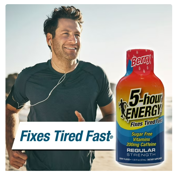 5-hour ENERGY Shot, Regular Strength, Berry 1.93 oz., 24 pk.