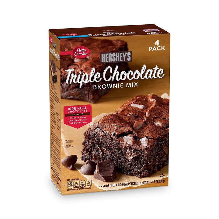 Betty Crocker's Hershey's Triple Chocolate Brownie Mix (20 oz. ea., 4 pk.)
