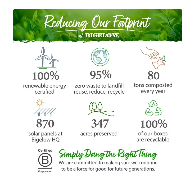 Bigelow Premium Organic Green Tea 160 ct.