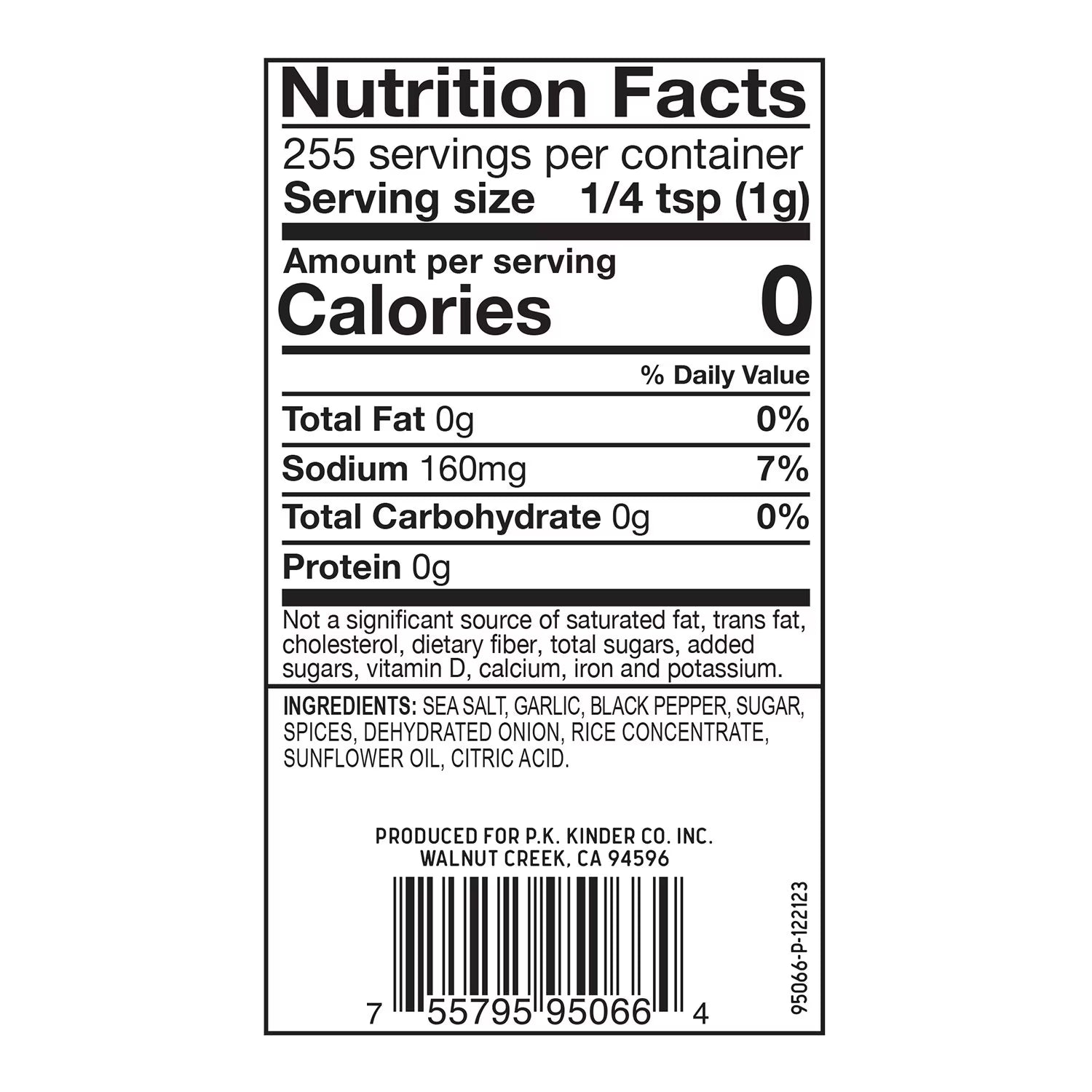 Kinder’s Butcher’s Burger Blend Seasoning 9 oz