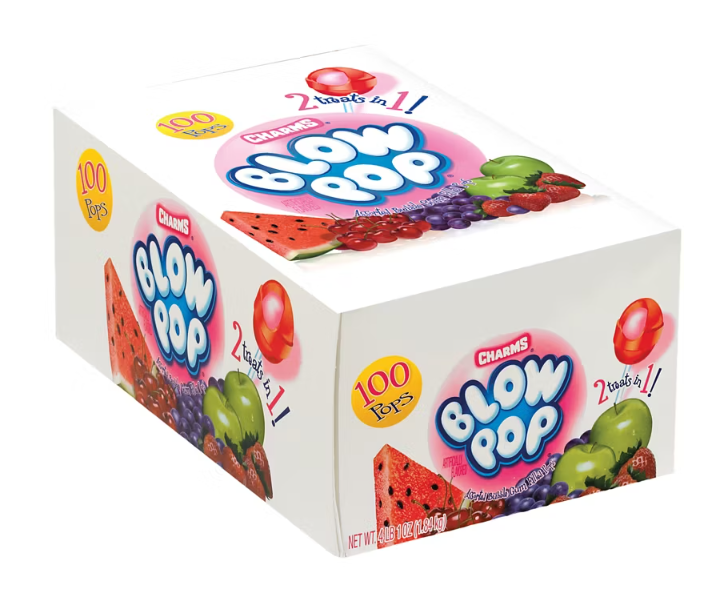 Charms Blow Pop Assorted, 100 ct.
