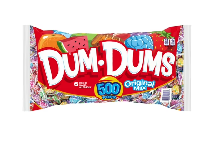 Dum Dum Original Mix Pops, 500 pcs.