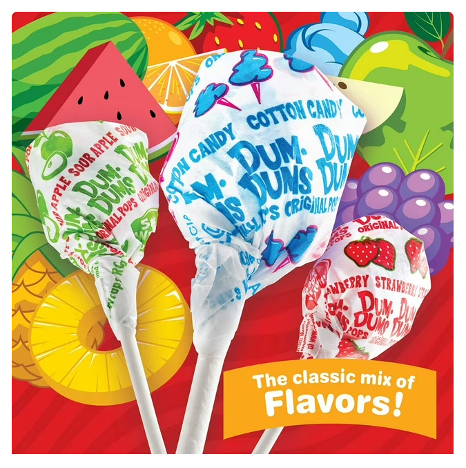 Dum Dum Original Mix Pops, 500 pcs.